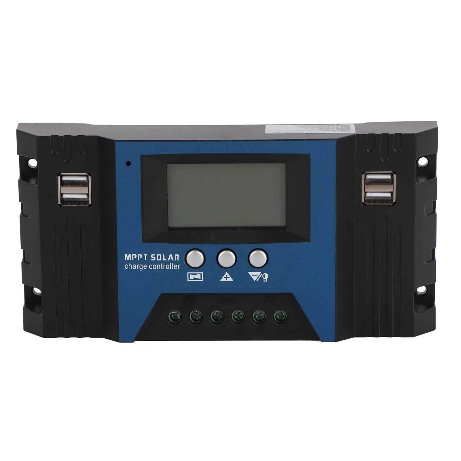 

Панель регулятора солнечной зарядки 12 В 24 В, 4 USB-порта, 5 В, 2,5 А, регулируемый параметр, ЖК-дисплей для дома, лодки на колесах