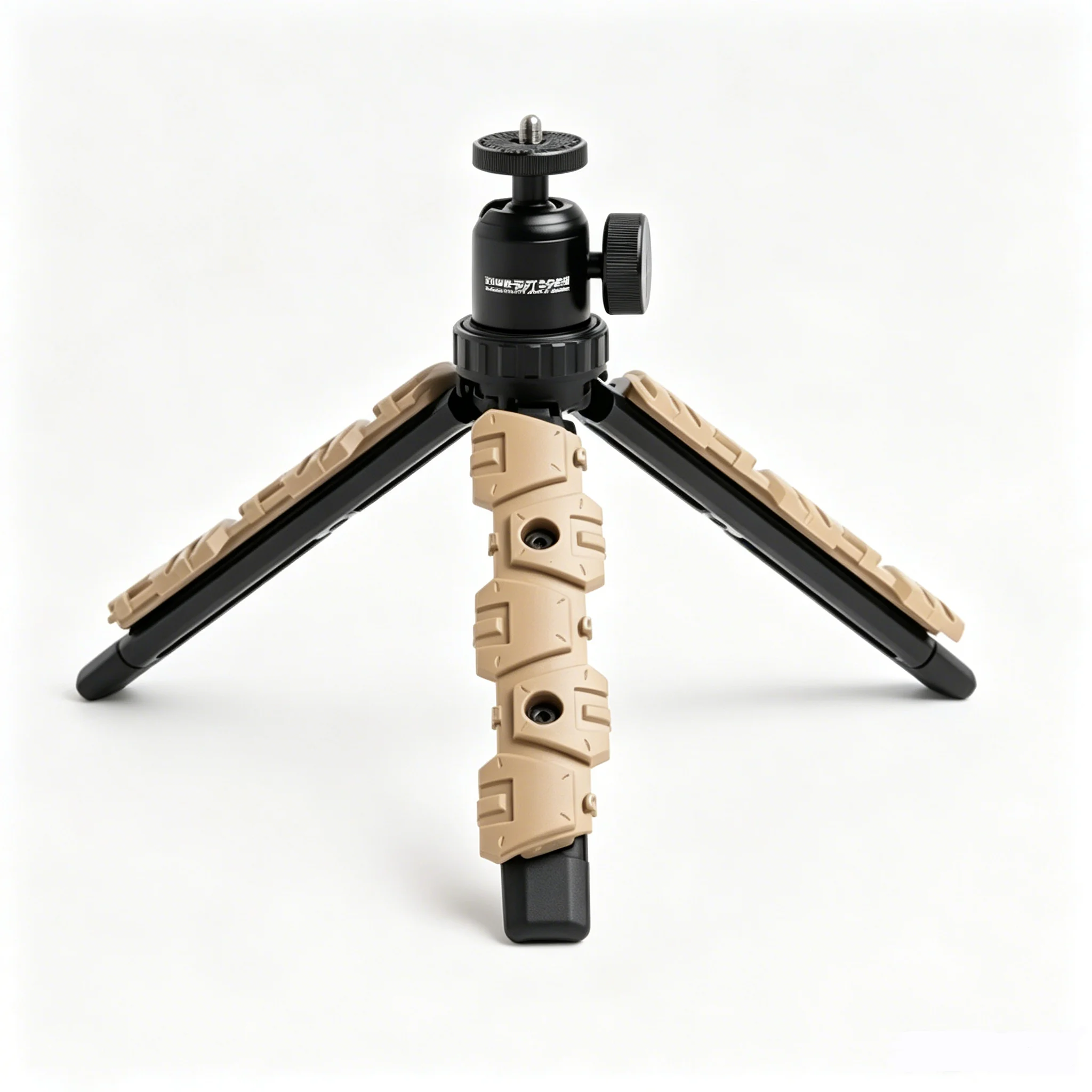 Lightweight Portable Mini Travel Tripod with 360° Ball Head, Adjustable Height, Adjustable Camping Light Tripod with Three Shell