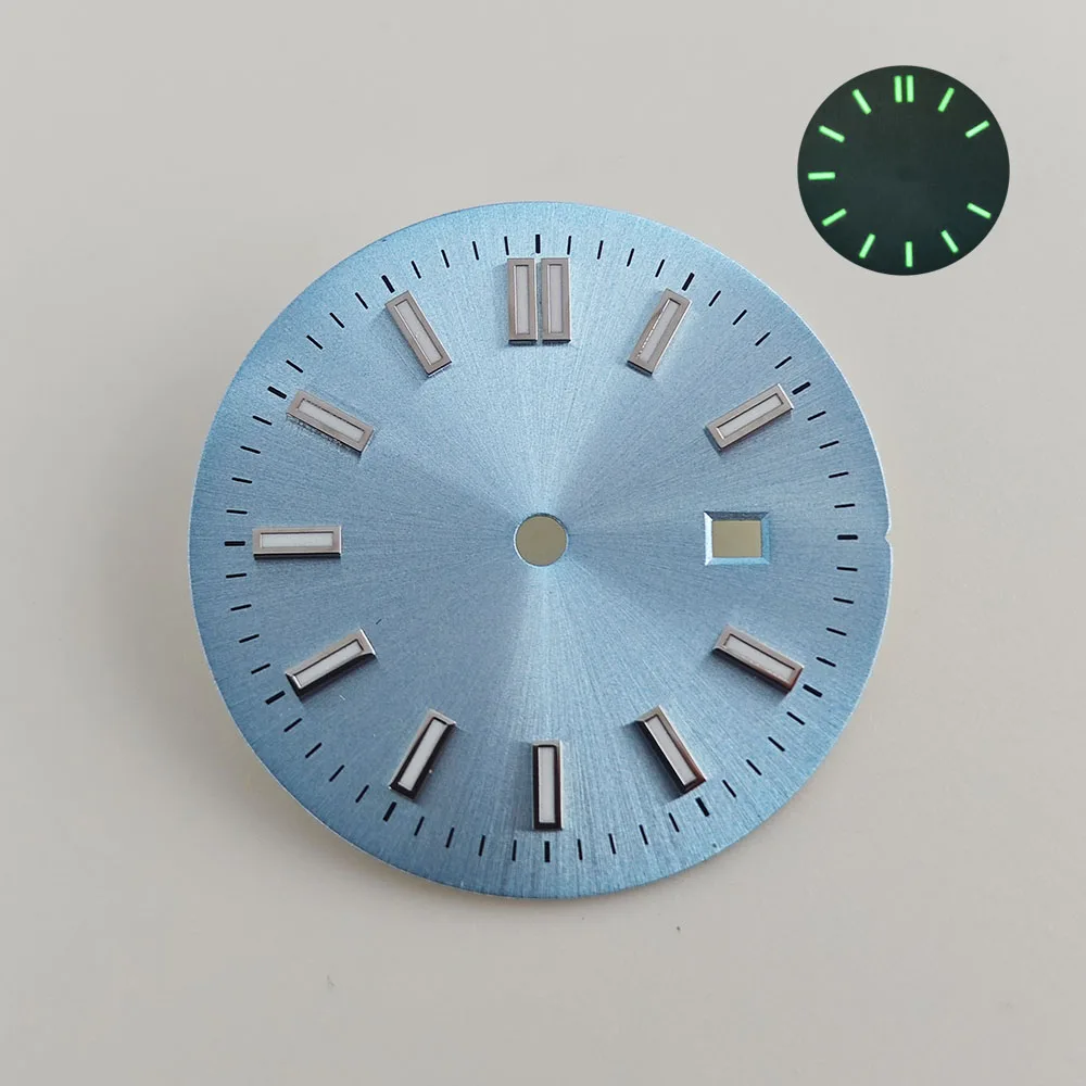 Циферблат NH05 Циферблат 24,5 мм можно настроить с собственным логотипом для корпуса 31 мм Аксессуары для часов NH05 с автоматическим механическим механизмом