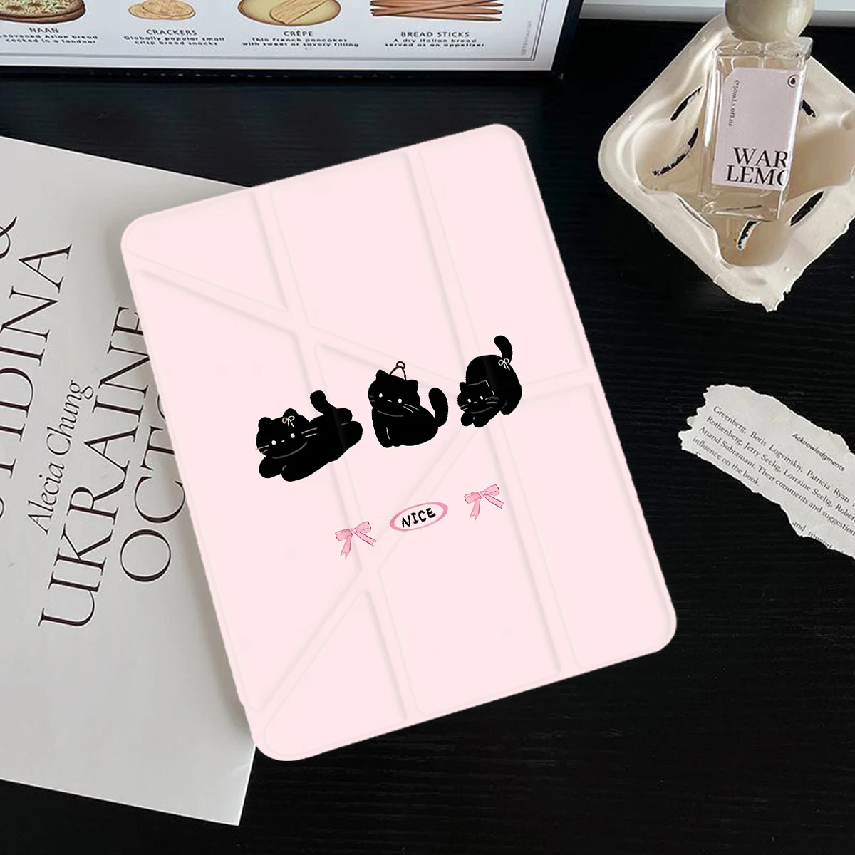 Y Fold Tablet Case For SamsungS9S10 Plus 12.4 iPad 4/5th 10.9 iPad10.2 7/8/9th Air11 2024 SamsungS7S8S9 11 iPad 11th 2025