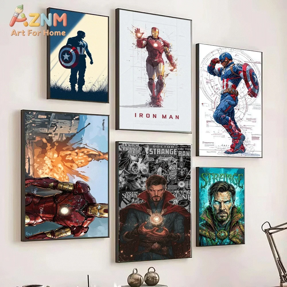 Captain America Silhouette Sup – Watercolor Poster Print Bewertung und Preis