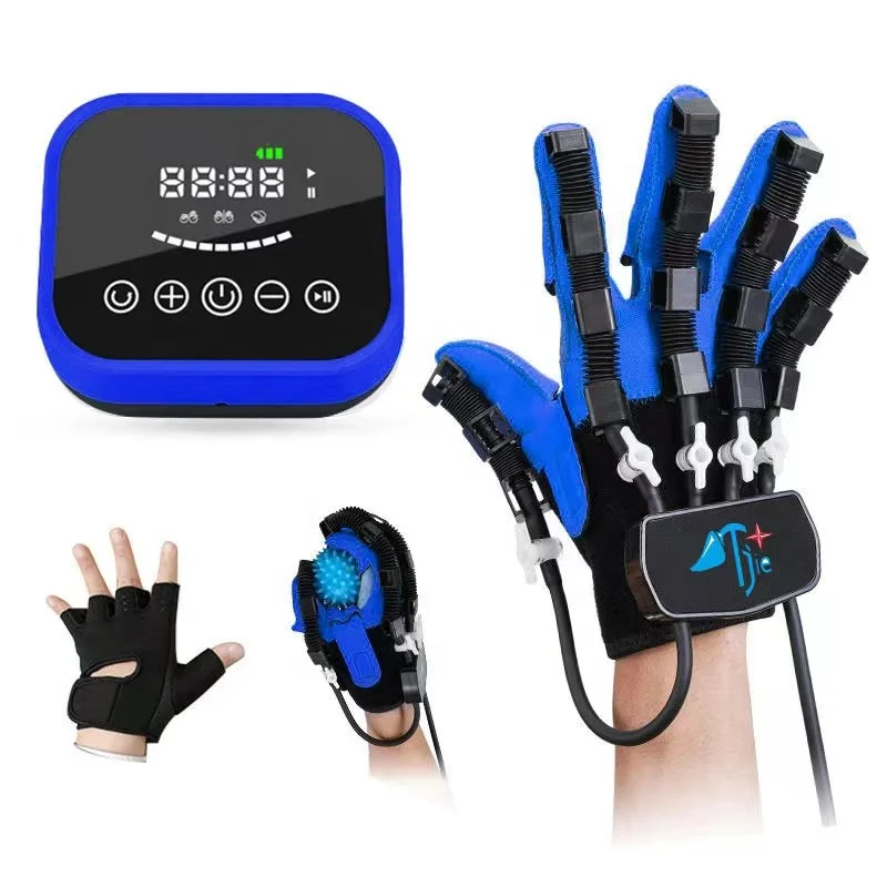 Neue Schlaganfall Rehabilitation Roboter Handschuh Schlaganfall Hemiplegie Training Ausrüstung Hand Funktion Finger Übung Physiotherapie Ausrüstung