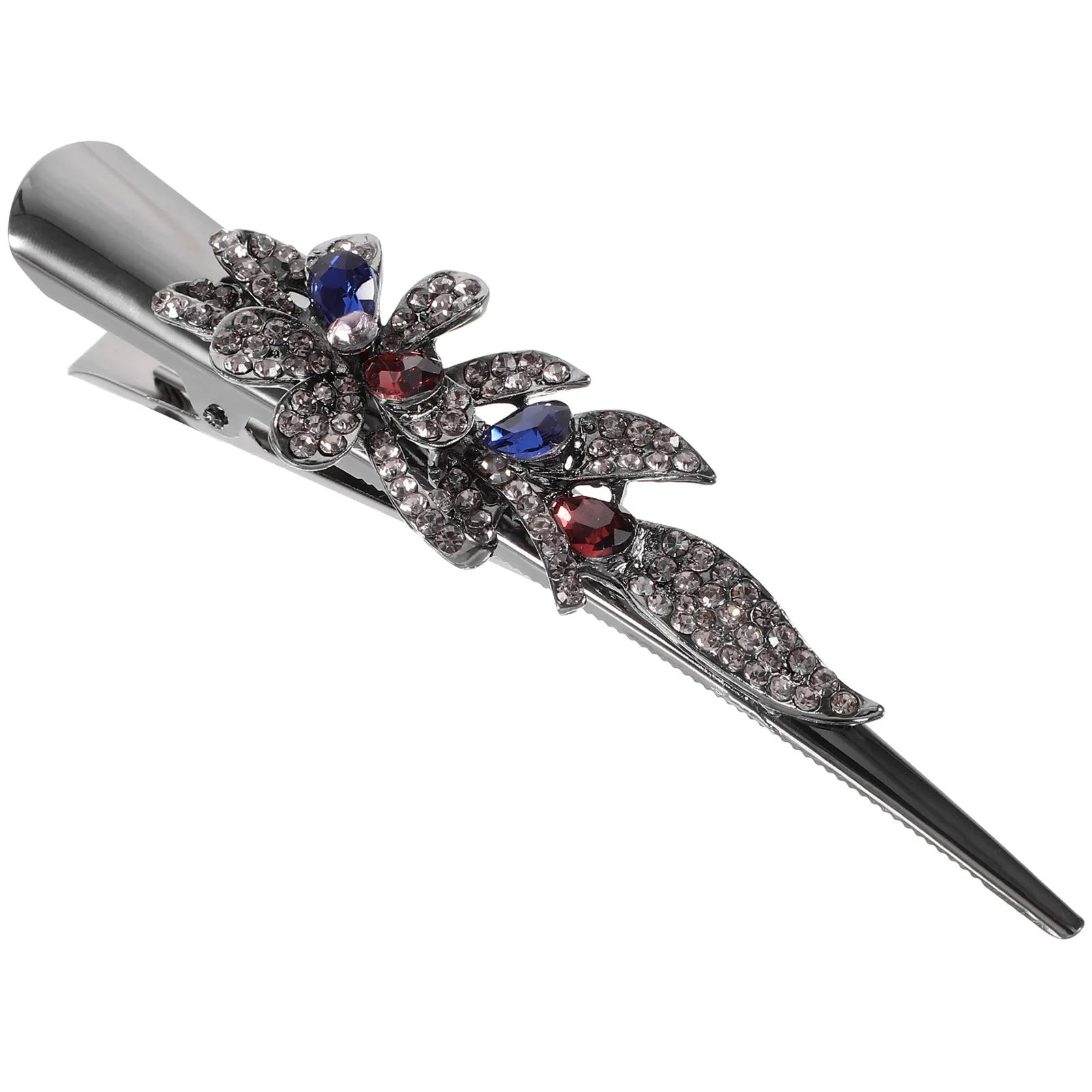 

Cow Horn Women Vintage Rhinestone Large Metal Hairpin Accessories Durable Elegant Stylish Adult Female Party Daily Use for Women