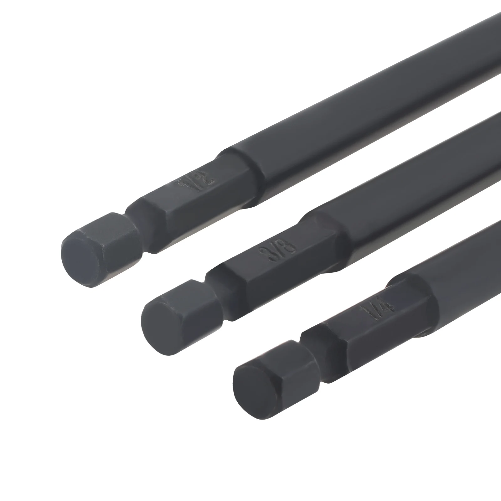6 pz/set Set di adattatori per prese a percussione adattatore per trapano elettrico con gambo esagonale da 3 pollici 6 pollici 1/4 pollici 3/8 pollici 1/2 pollici