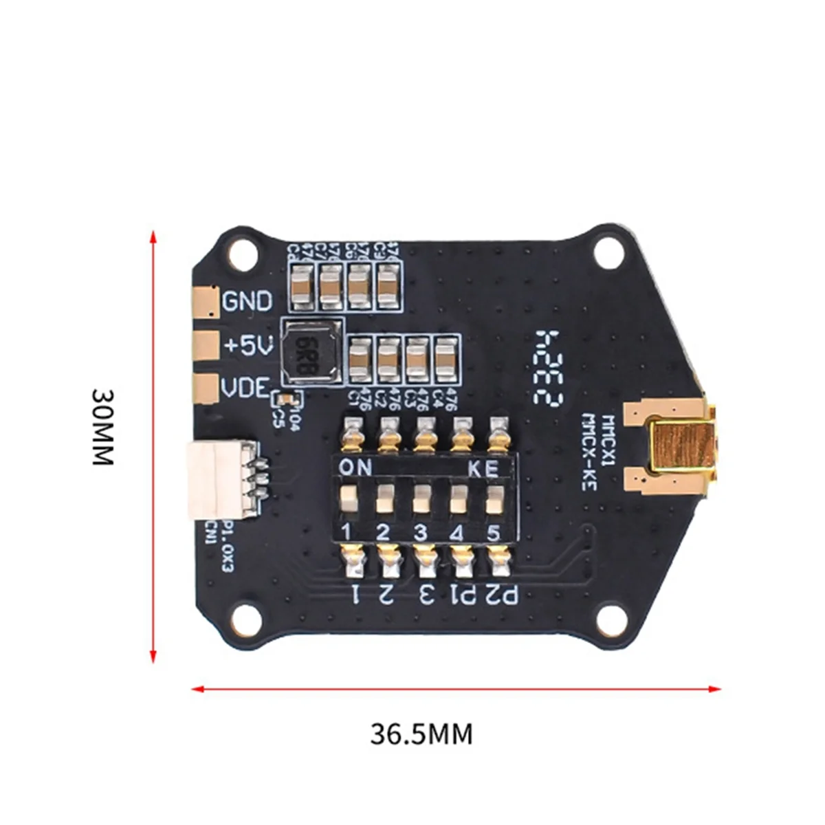 

Efficient For HGLRC 1.2G 800mW VTX Switchable NTSC or PAL FPV Transmitter