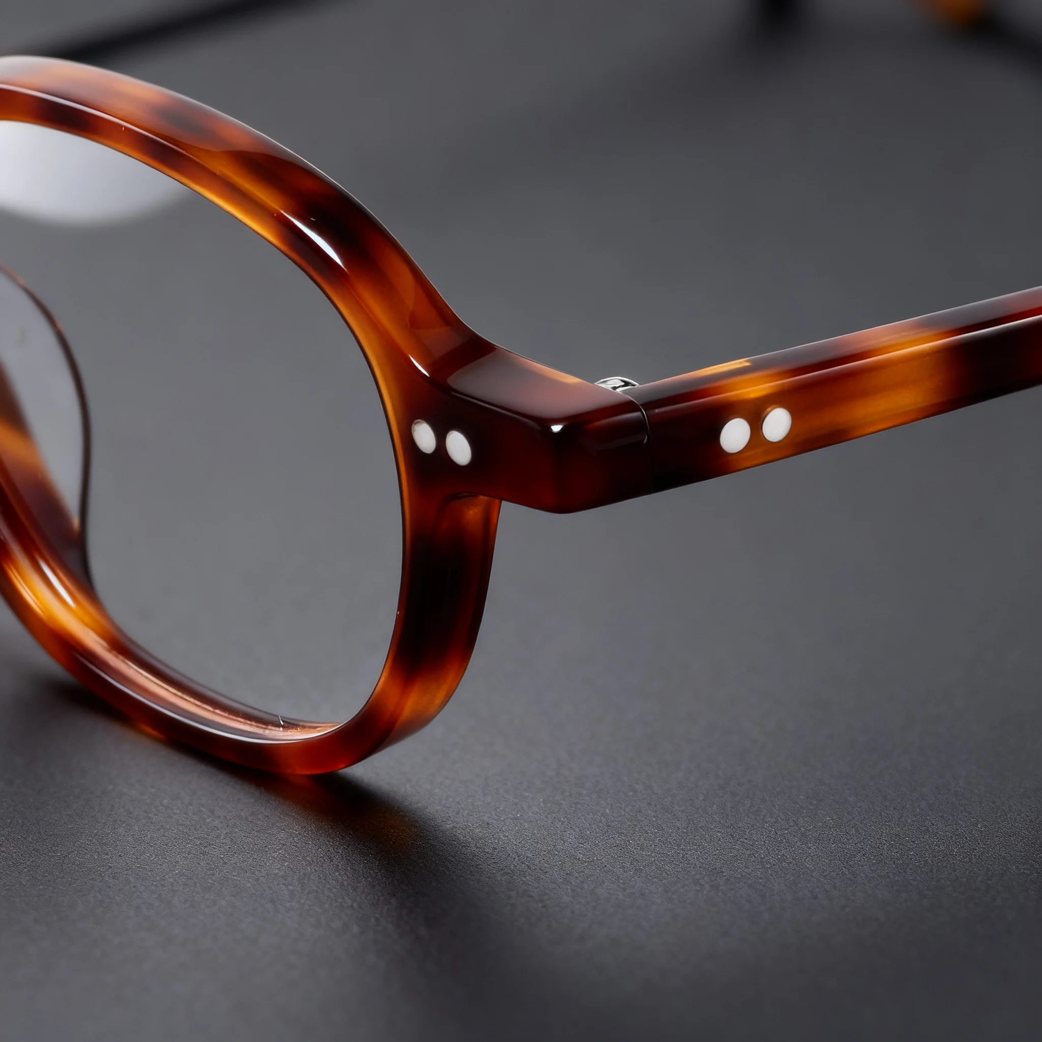 Small Oval Acetate Glasses Frame Women Fashionable Simple Style Eyewear Delicate Custom Prescription Eyeglasses Luxury Brand Men