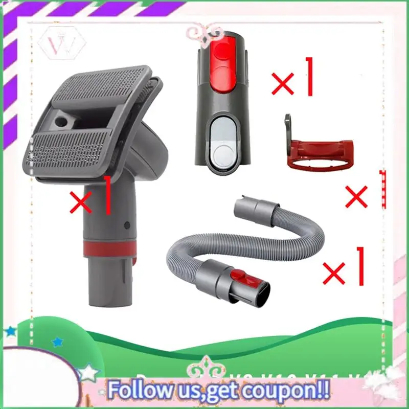 

Durable Pet Grooming Kit With V6 Converter For Dyson V7 V8 V10 V11 V15 Vacuum Attachment Dog Cat Pet Bed Brush Groom Tool