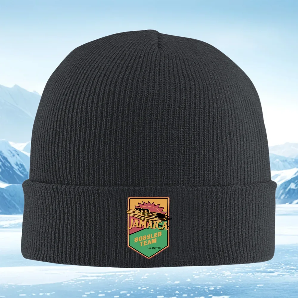 2026 Jamaica Bobsled Team,Calgary '88 Men Women Unisex Knitted Hat Beanie Pullover Cap Winter Thermal Warm Christmas Outdoor Cyc