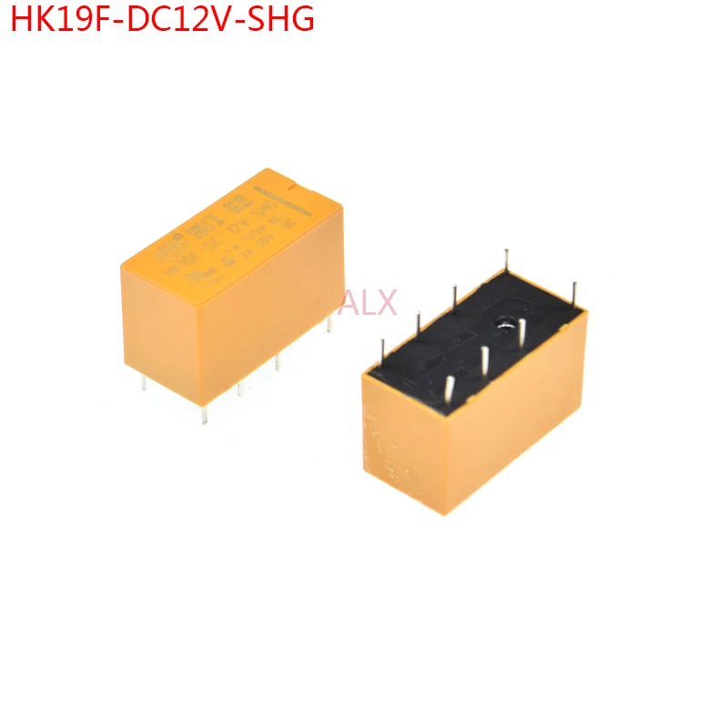 

5 шт. силовое реле hk19f-dc12v-shg 1a/125vac 8pin 12v Realys Hk19f Dc12v hk19f-dc12v