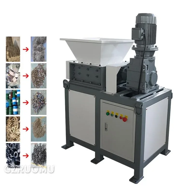 

Plastic Shredding Machine Miniature Industrial Scrap Crusher ≤2600mm Bottle Crushing PVC Dual Axis Mute Shredder 300-2500 Mesh