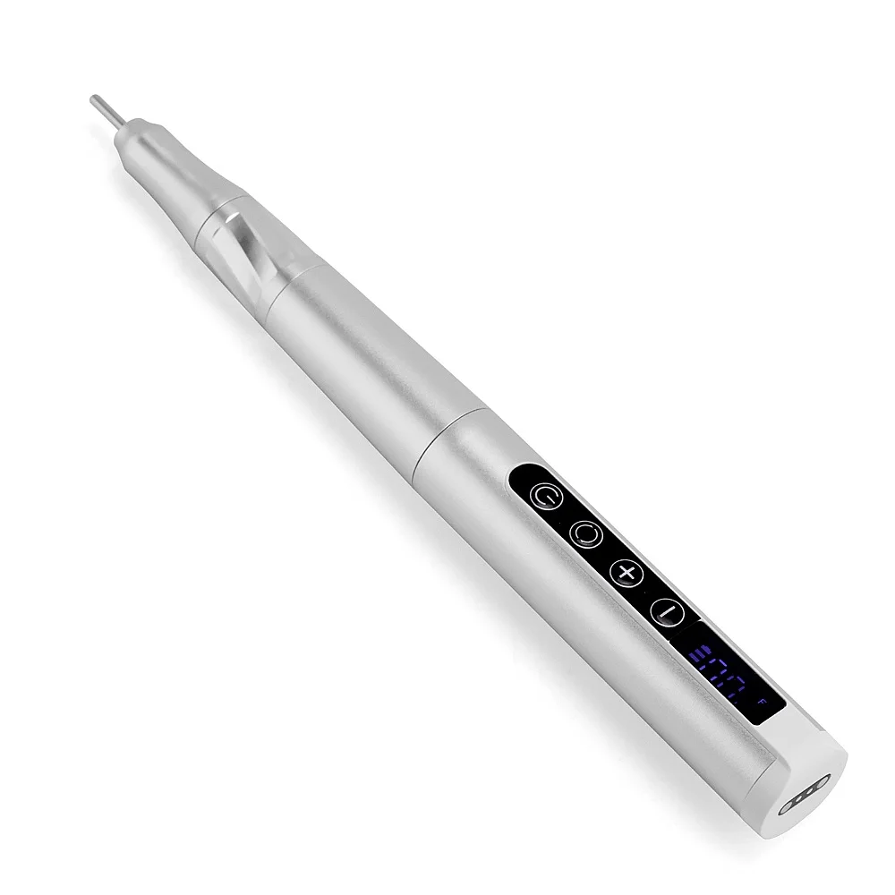 Portable 85W High Power Brushless Nail Drill Pen Electric Nail File 35000rpm Display Screen with Charging Station