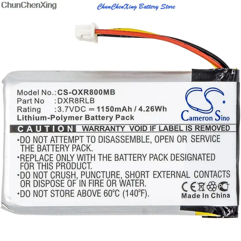 OrangeYu 1150mAh Battery DXR8RLB for Infant Opti DXR-8