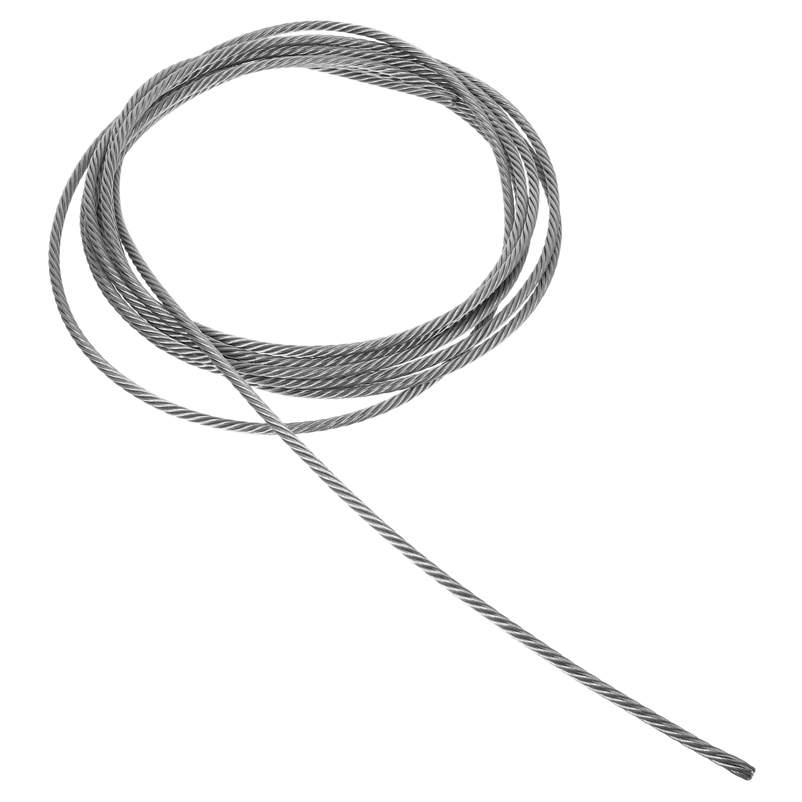 304 Stainless Steel Wire Rope Coated Ultrafine Soft 7x7 Structure Five Meters Versatile Clothesline Hanging Rope Non Slip Drying