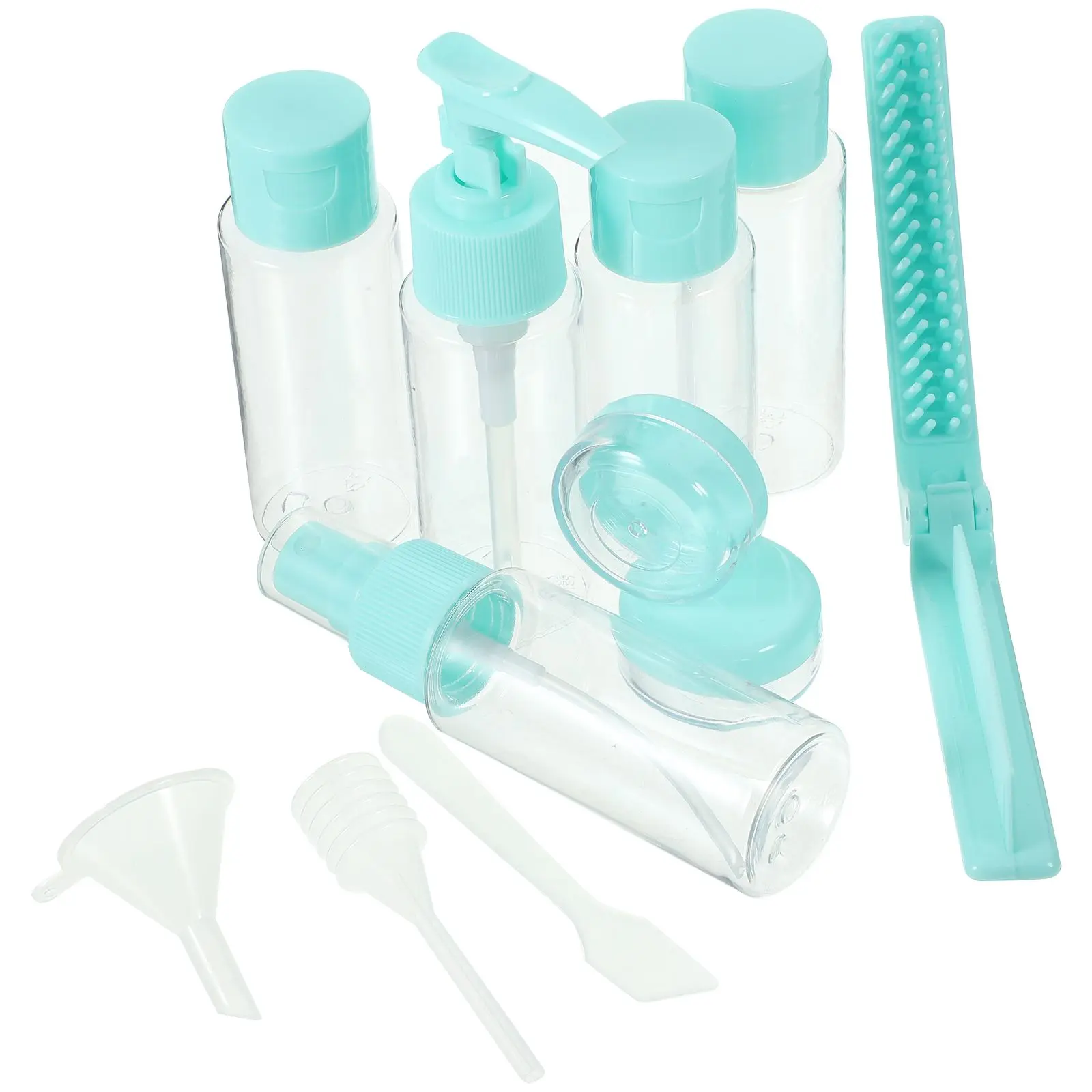 

Bottle Set Portable Makeup Shampoo Dispenser Travel Empty for Little