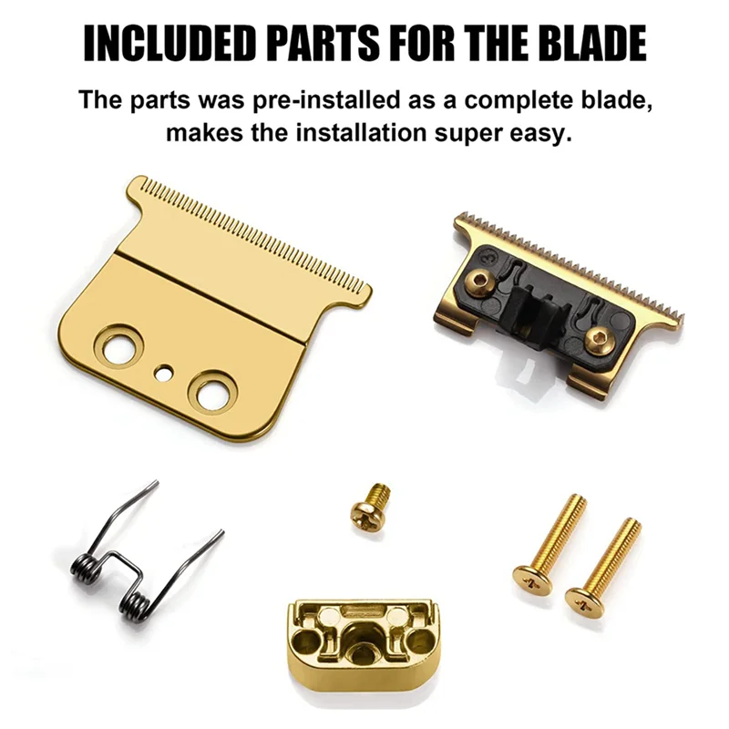 

A64K 5X Replacement Blades For Babylisspro FX787 & FX726 Trimmers, FX707 Replacement Blades Gold