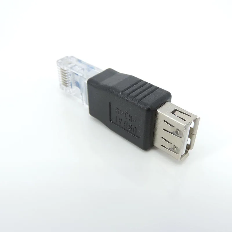 Adattatore USB RJ45 Ethernet maschio a USB A femmina Convertitore connettore di rete per computer portatili