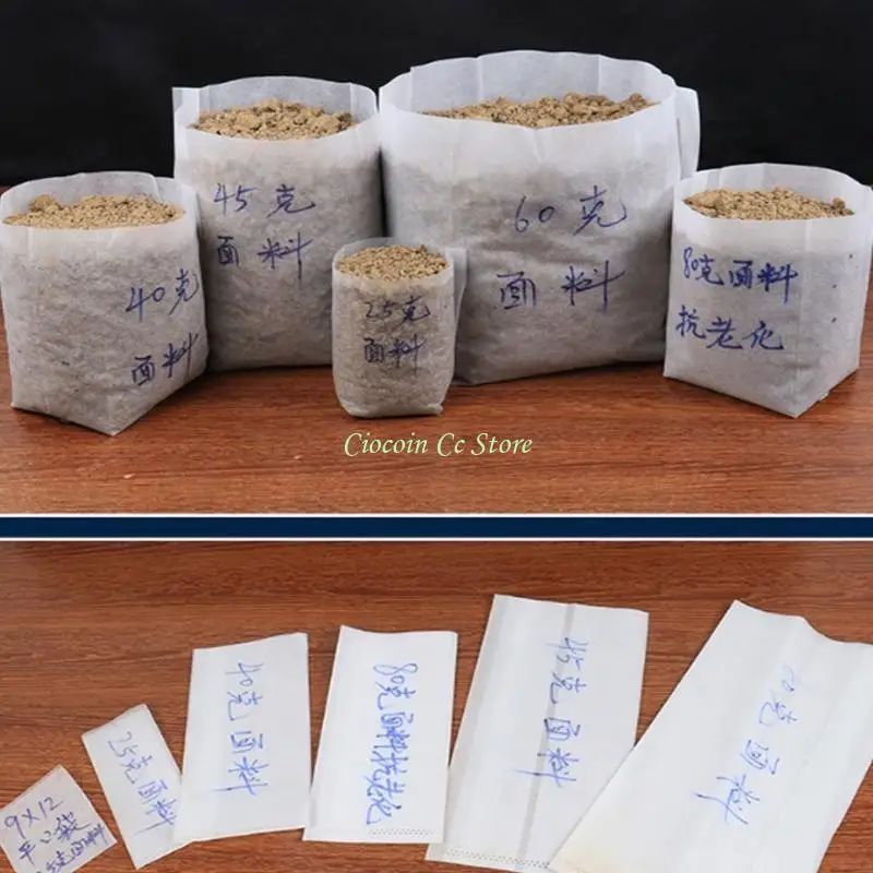 X90F 100Pcs Nursing Growing Bags Nonwoven Starting Fabric Seedling Pots