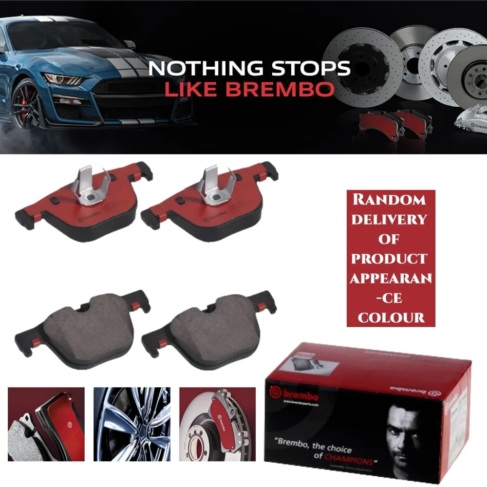 

Brembo P06072N Rear Brake Pad Fit for BMW 3 F30 F80 335i 435i F35 Premium Ceramic Rear Brake Pads OE# 34216850570