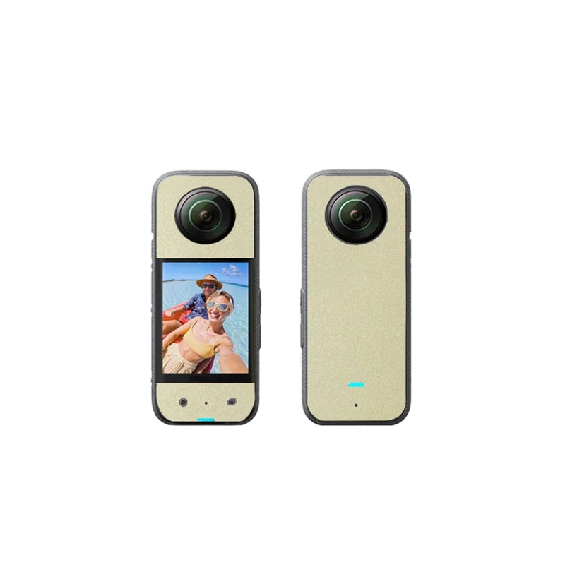 For Insta360 One X3 Colorful Matte PVC Stickers Protective Film Front + Back Decals Skin for Insta360 One X4 / X3 / One X2 Wrap