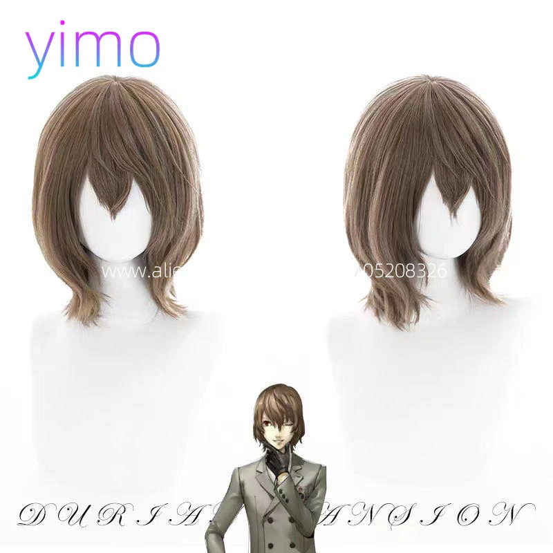 

Anime P5 Crow Akechi Goro Cosplay Phantom Thieves of Hearts Goro Akechi Prince Ver Cosplay wig