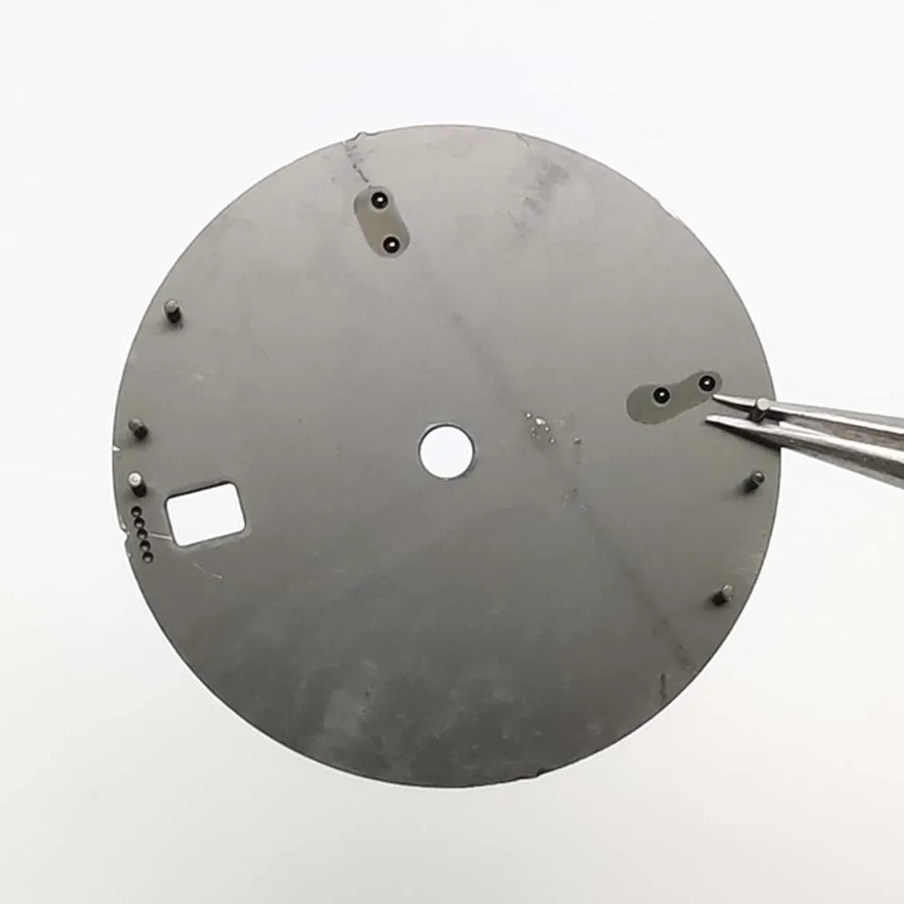 28.5mm Men's Watch Dial Accessory for NH35 Movement Light Gray Fashion Dial Replacement