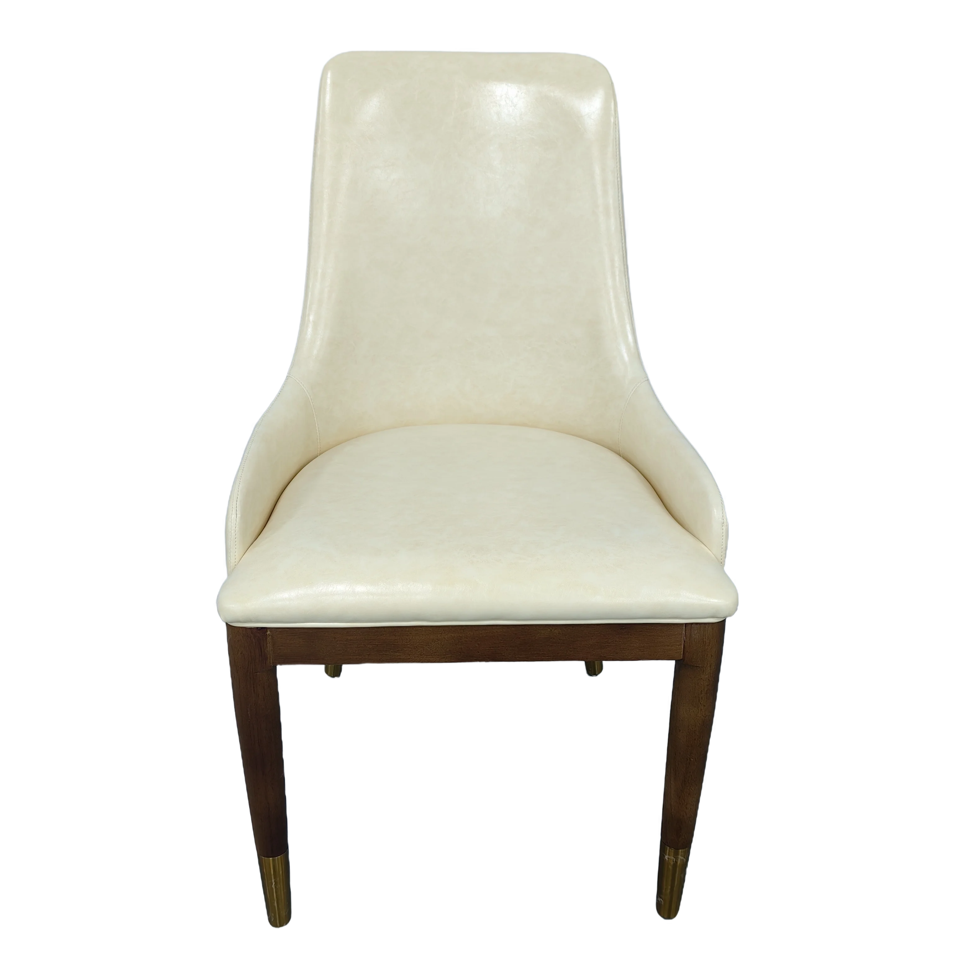 #High Upholstery Luxury Modern High Back Restaurant Kitchen Indoor Outdoor Furniture Wholesale Wooden Leather Dining Chairs