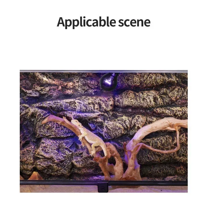 

Reptile Heating Lamps 9W LED UV Light Bulbs Snake Lizard Supplies Lamp UVA+UVB Turtle Basking Reptiles Terrarium Accessories