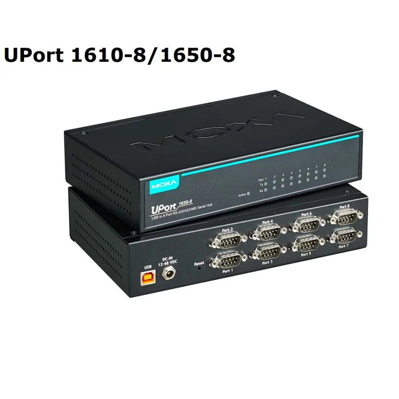

MOXA UPort 1610-8 1650-8 8-портовый преобразователь RS-232/422/485 USB-последовательный