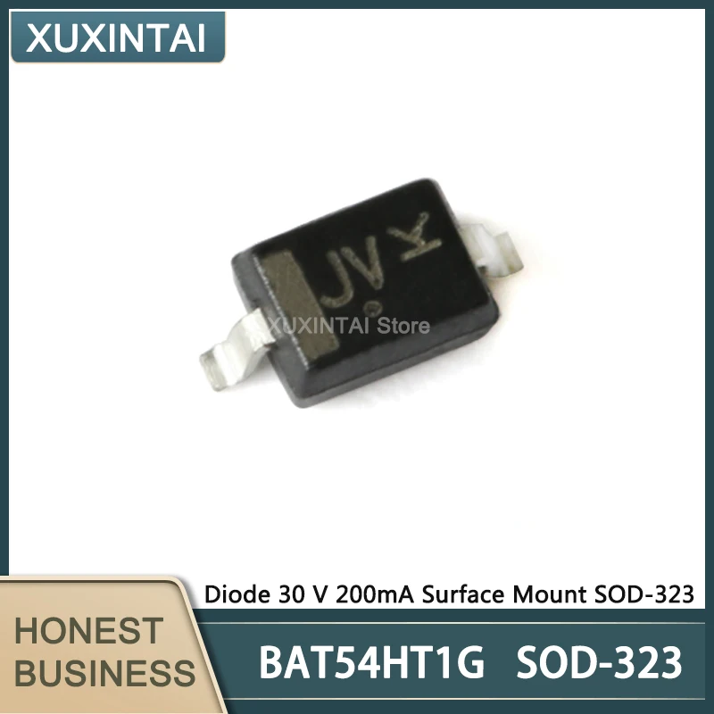 100Pcs/Lot New Original BAT54HT1G BAT54HT1 SOD-323  Diode 30 V 200mA Surface Mount