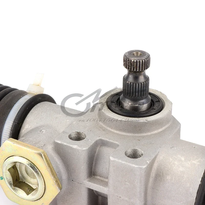 

For DIY China Go Kart Buggy Karting ATV UTV Bike Parts 36cm 360mm 30T Power Steering Gear Shaft Rack Pinion Assembly 1.75