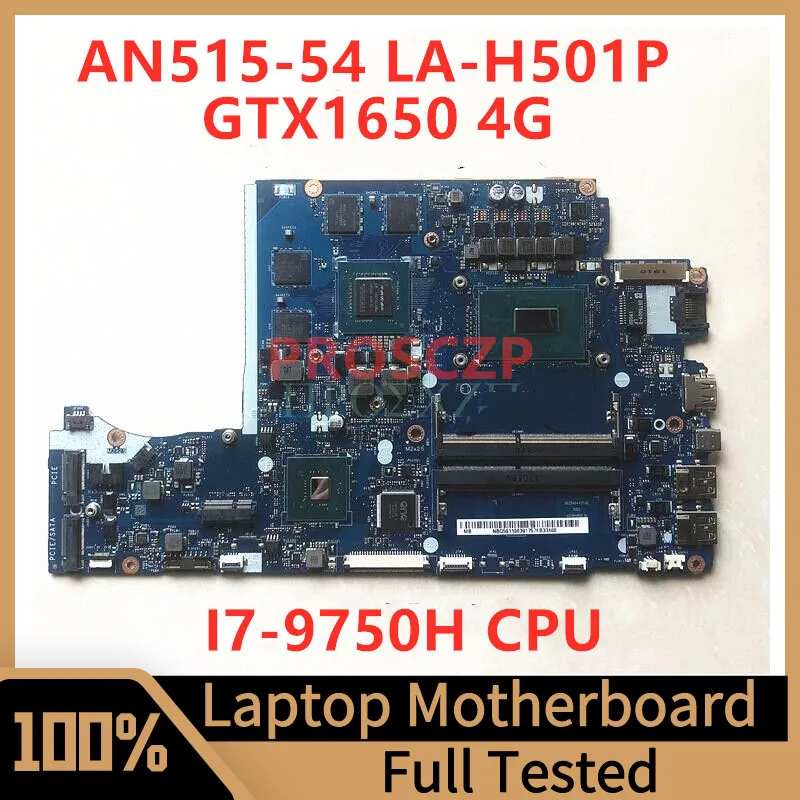 NBQ5611004 NB.Q5611.004 EH5VF LA-H501P For Acer Nitro 5 AN515-54 A715-74G 15.6 Laptop Motherboard i7-9750H GTX1650 4G 100%Tested