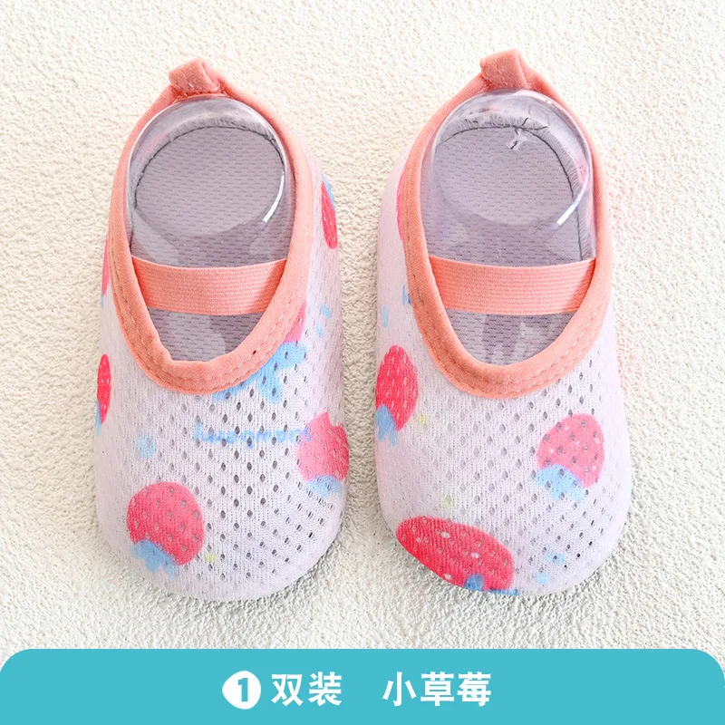 Spring and Summer Non-slip Children's Floor Shoes Toddler Mesh Shoes Baby Soft-soled Socks Baby Floor Socks Boys and Girls