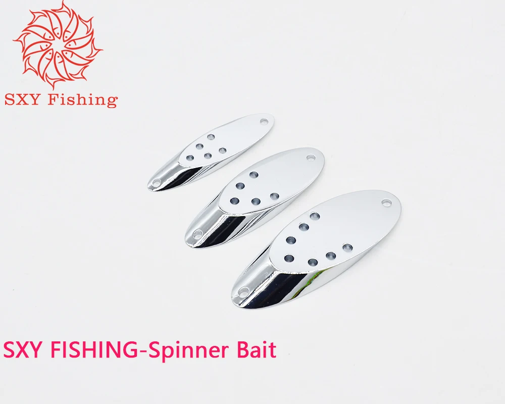 

SXY FISHING Spinner bait blade bait fishing spoon lure Freshwater bait saltwater bait DIY jet head baitMetal copper Fishing bait