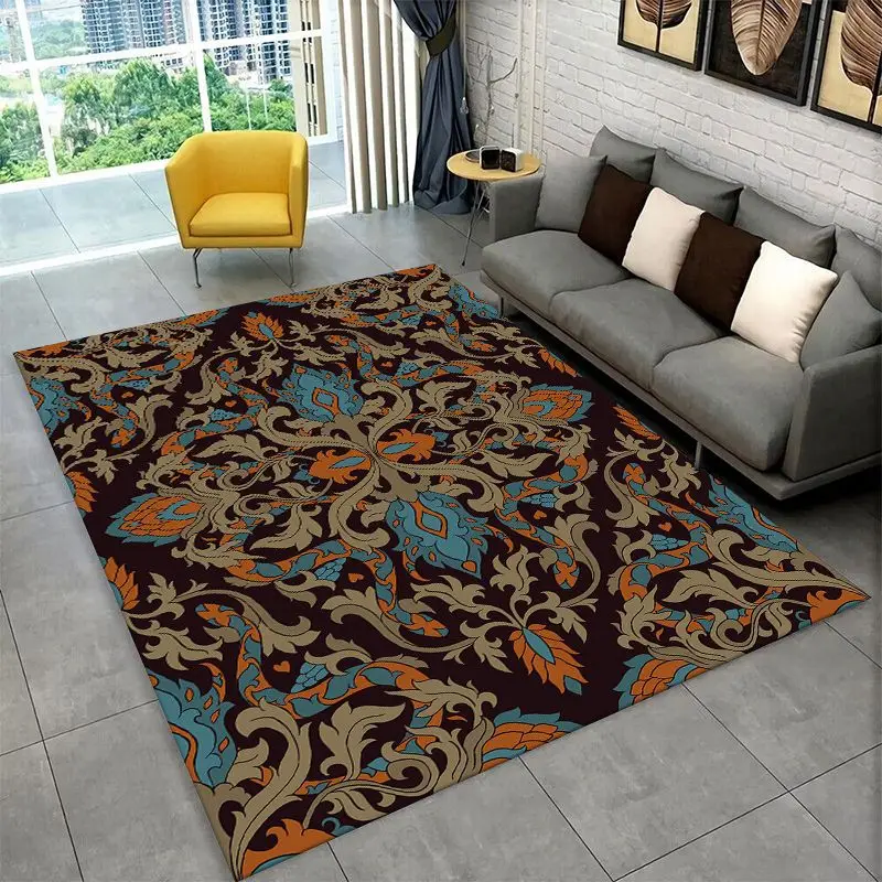 Fashion Nordic Bohemia Luxury Large Area Rug Non-slip Durable Carpet for Bedroom Living Room Sofa Doormat Home Decor Floor Mat