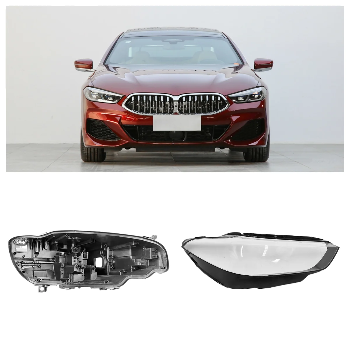 For BMW 8 Series G14 G15 G16 2018 2019 2020 2021 2022 Base Head Lamp Shell Headlamp Base Fixing Bracket Headlight Shell