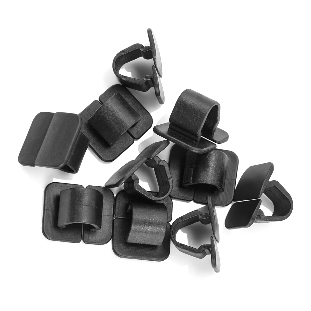 10x Car Plastic Hood Bonnet Insulation Clip Rivet Retainer Fastener for Mitsubishi ASX/Outlander/Lancer Evolution/Pajero/Eclipse