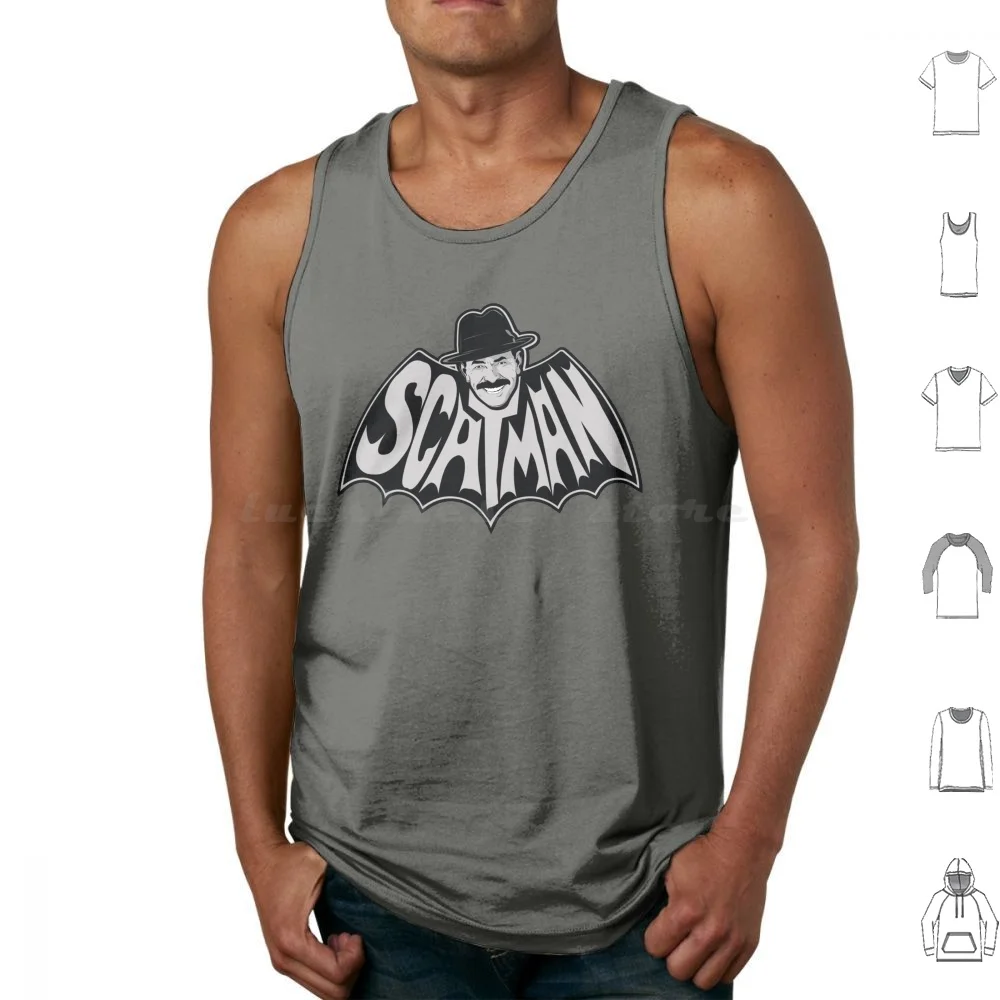 

Scatman Tank Tops Print Cotton Scatman Scatman John Music Hero Superhero Pop Popup Vintage Retro Nineties 90s