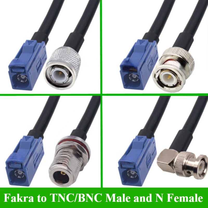 GPS Antenna Adapter Fakra to TNC/BNC Male Female Cable RG174 for Car DVR GPS Module Tracking Antenna Navigation System Receiver