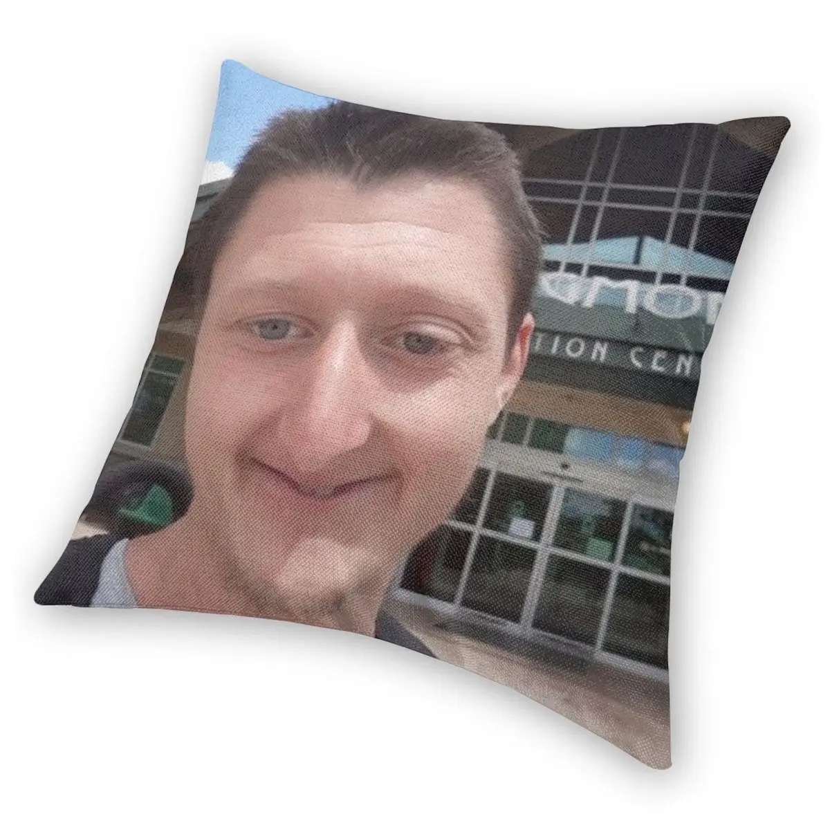 Daniel Larson Selfie Pillowcase Polyester Linen Velvet Pattern Zip Decor Sofa Seater Cushion Case