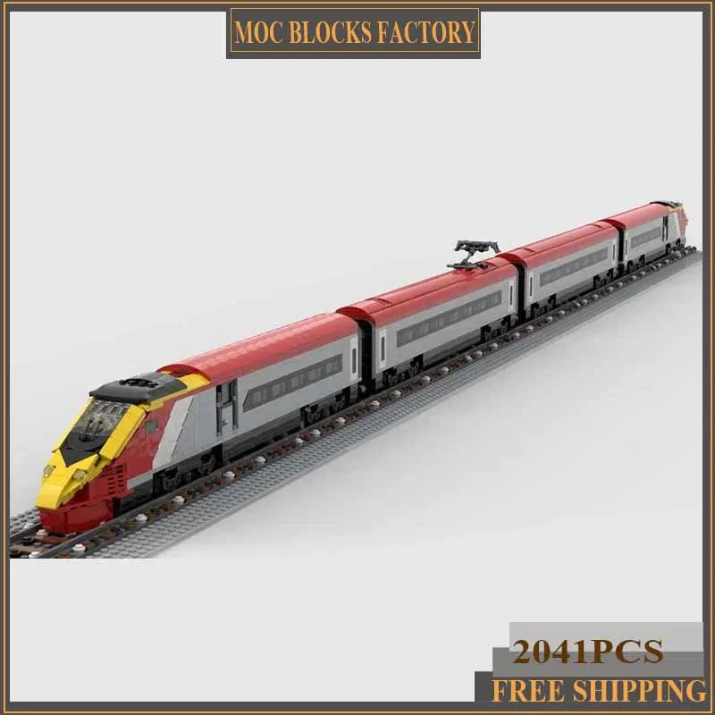 Technical Moc Bricks City Car Model UK High Speed Train Modular Building Blocks Gifts Toys For Children DIY Sets Assembling