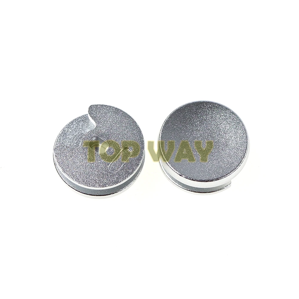 2 قطعة غطاء عصا التحكم التناظرية المعدنية ل 3DS/3DS XL عصا الإبهام غطاء مقبض دائرة الوسادة غطاء التناظرية ل جديد 3DS/NEW 3DSXL LL