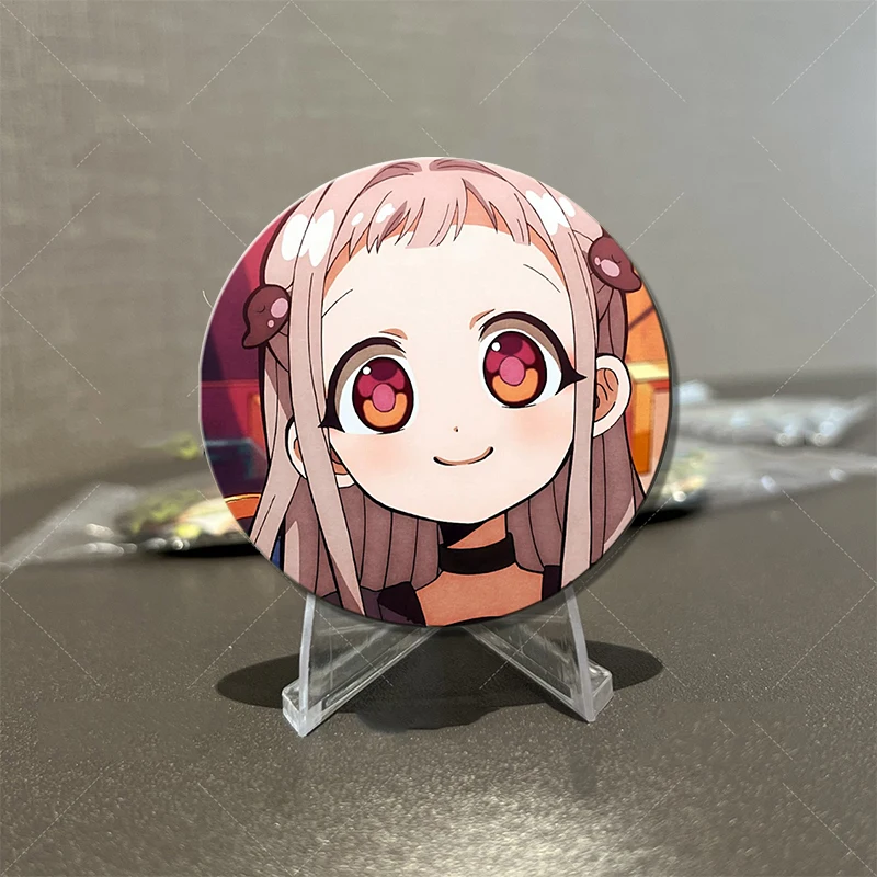58mm Minamoto Kou Yashiro Nene Hanako-kun Anime Character Badge Cosplay Cartoon Cute Enamel Pins for Backpack Clothes Jewelry
