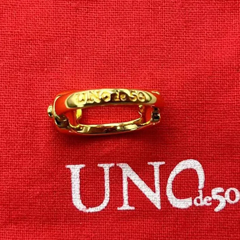 UNOde50-Anillo de gemas creativo para mujer, bolsa de regalo de joyería romántica, gran oferta europea y americana, alta calidad, 2023