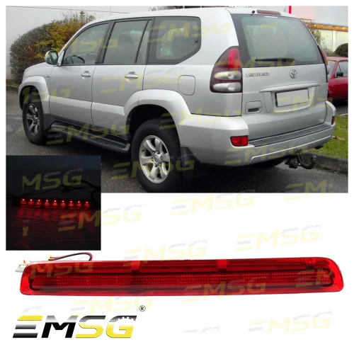 High Mount Third Brake Light For Toyota Land Cruiser Prado LC120 2003 2004 2005 2006 2007 2008 2009 Rear Stop Lamp 81570-60081