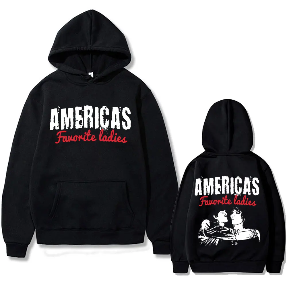 

America's Favorite Ladies Hoodie Jake Webber and Johnnie Guilbert Hoodies Men Women Casual Vintage Oversized Hooded Sweatshirt