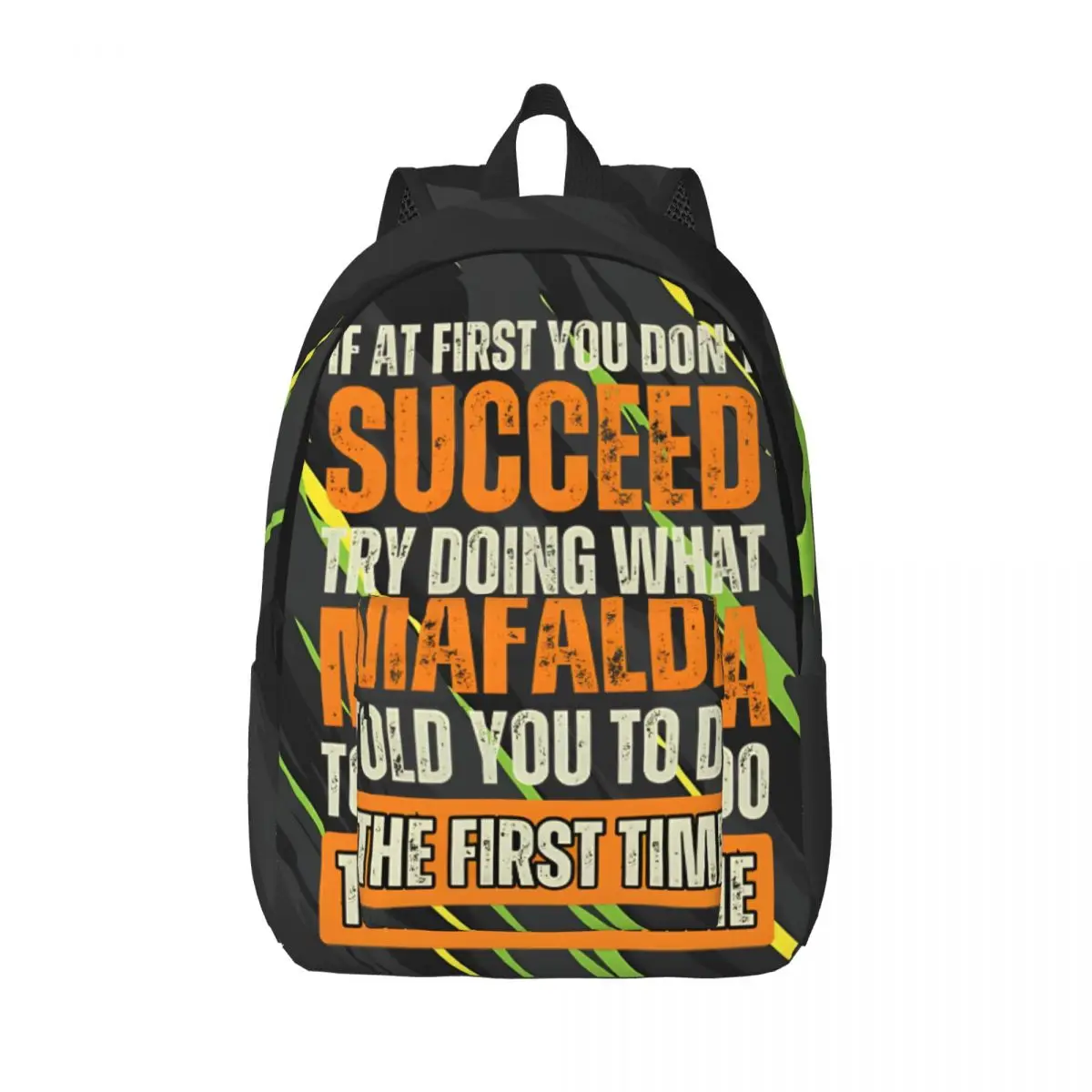 

Laptop Bag Proficient Sturdy Shoulder Mafalda Office Staff Gift High Street Knapsack For School