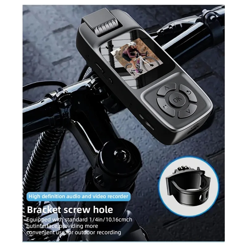 ABGI-New Portable Wifi Camera 4K HD Digital Video Recorder Back Clip Body Cam Night Vision Sports Miniature Camcorder
