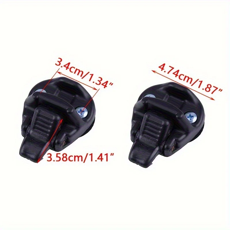 2PCS Window Glass Lock Buckle For Mitsubishi Pajero V31 V32 V33 V43 1991-1999 Interior Parts