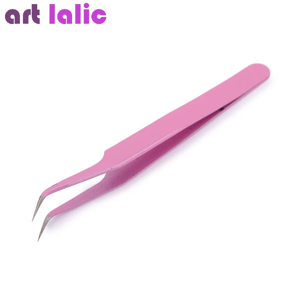Stainless Steel Multipurpose Eyebrow Tweezers for Makeup Nail Art Rhinestone Pick Tool - Precision Decoration Grooming