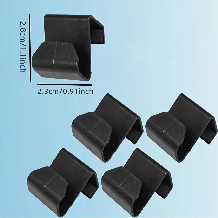 7pcs Safe Car Passenger Hook Car Co-pilot Glove Box Hook Multi-Function Hidden Mini Storage Clips Seat Storage Organizer